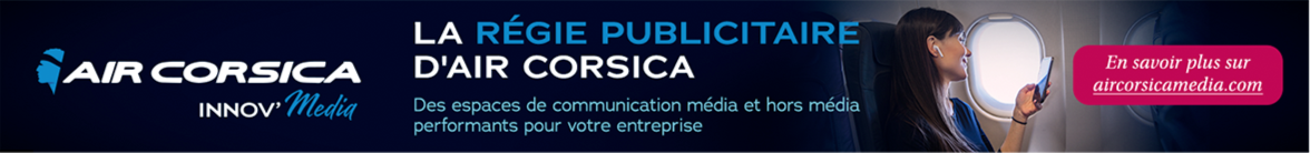 La régie publicitaire d'Air Corsica